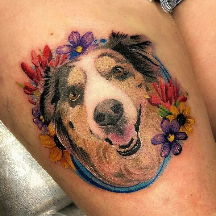 I Love Doing People And Pet Portraits. This Puppies Name Is Whiskey And He’s 11! I Was So Happy To Do This For His Owner