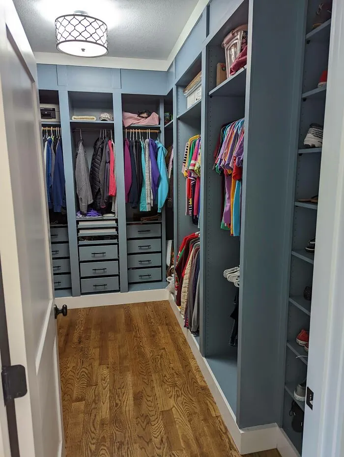 Framed In Some Pax Units For A Walk In Closet