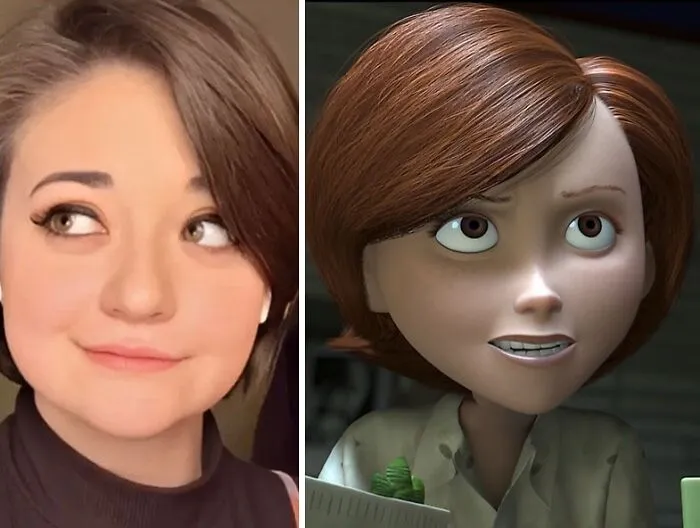 Elastigirl From The Incredibles and similar looking woman 