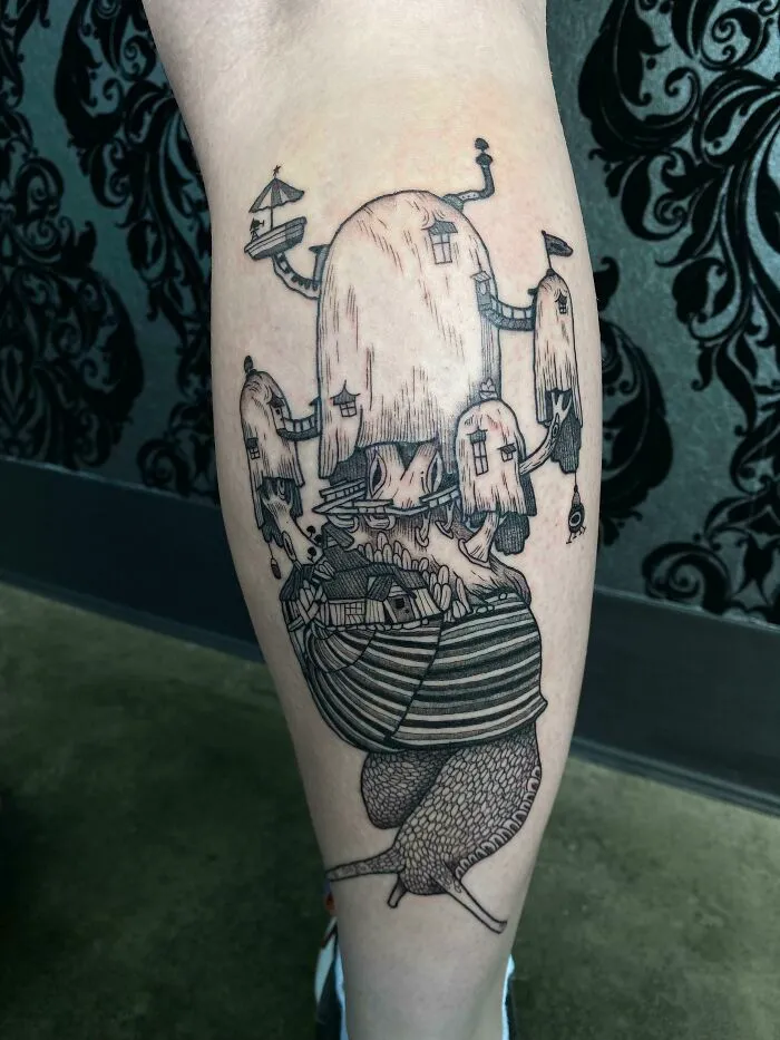 Adventure Time House Tattoo