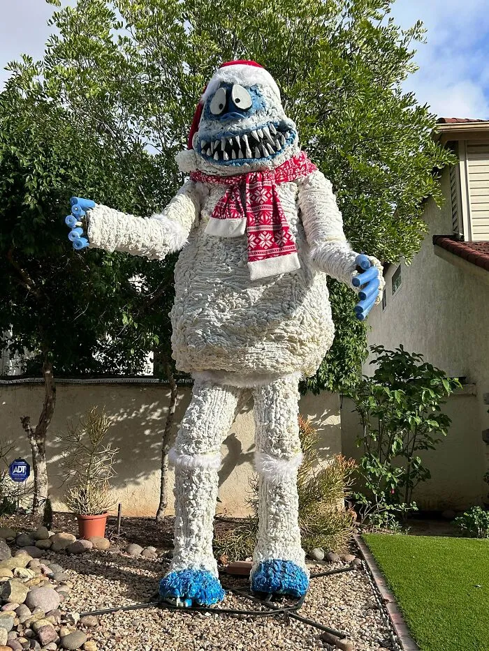 He’s Imperfectly Perfect! A True Misfit! (Bumble On The 12 Ft Home Depot Skeleton)