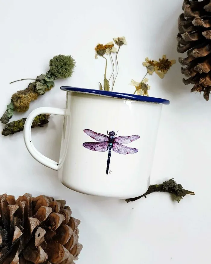 Dragonfly Camping Mug