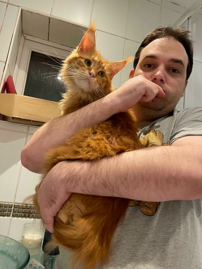 Asimov Insists On Being Held When I Brush My Teeth?!