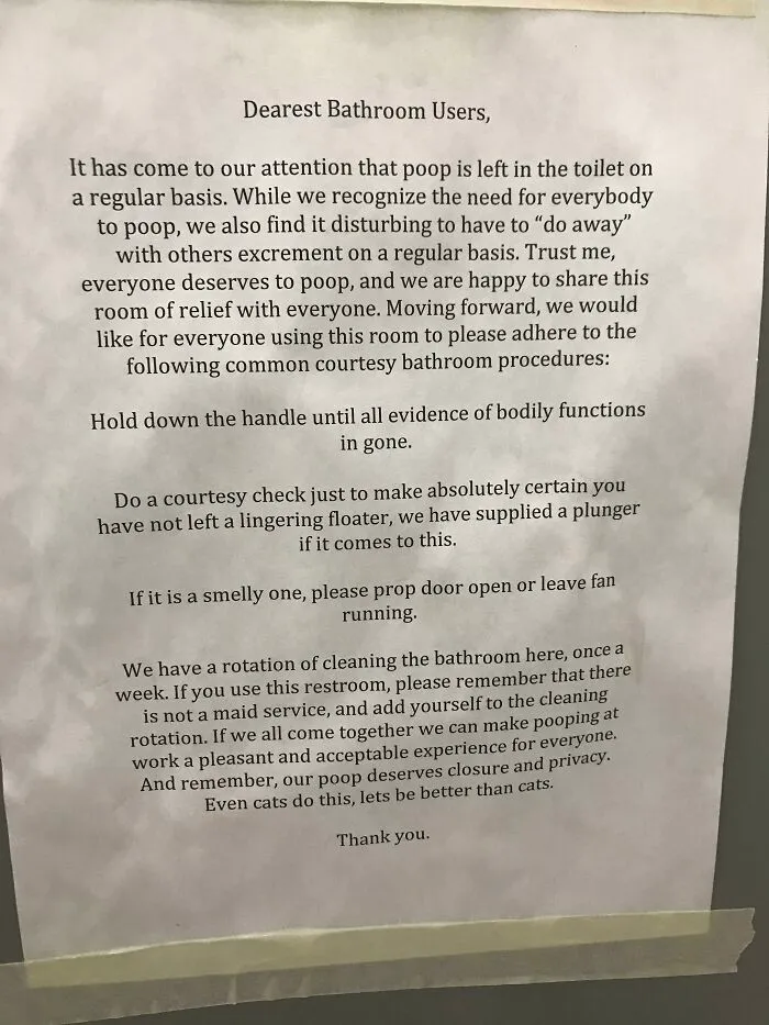 So Apparently This Needed To Be Spoken At My Work At Some Point
