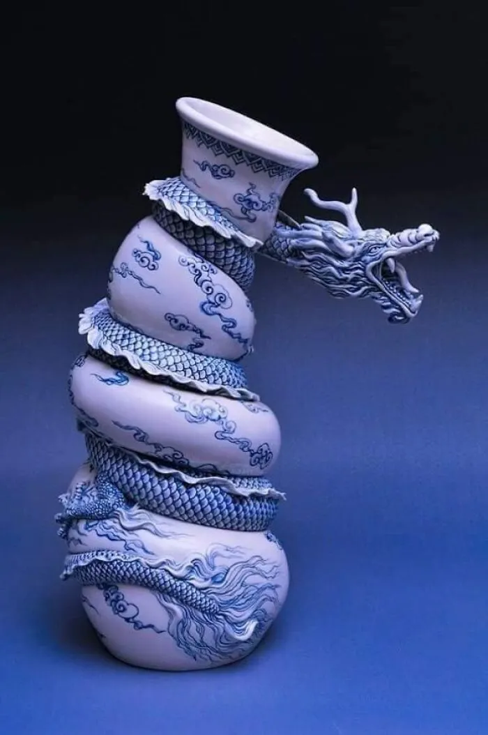 Here's A Pottery Piece I Found On Facebook (Source In Comments)