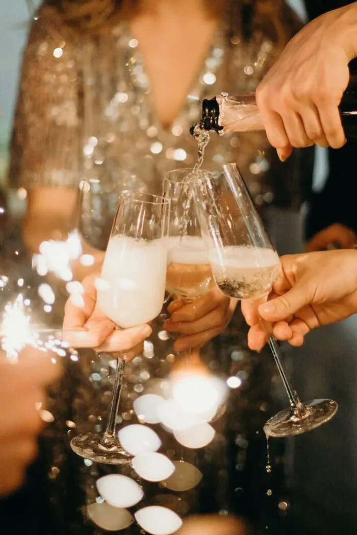 Open Expensive Bottle Of Champagne 