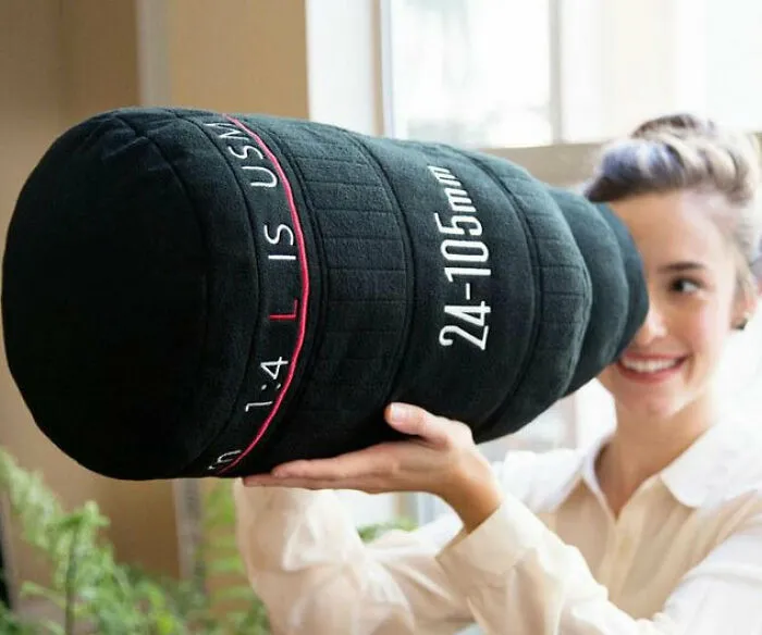 Camera Lens Pillow