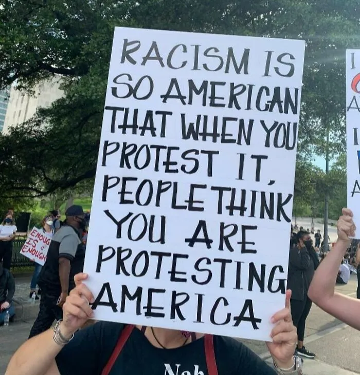 This Sign Is From Minneapolis While In A Protest