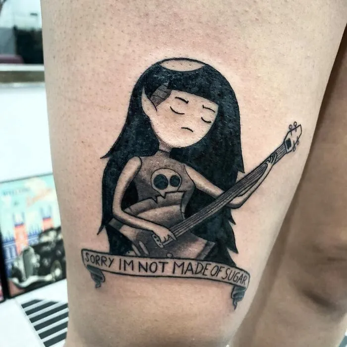 Marceline From Adventure Time Tattoo