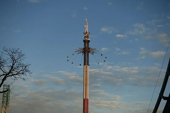 Texas Skyscreamer Ride At Six Flags Over Texas, United States