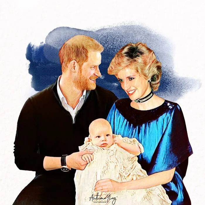 "What If She Was Alive?": Artist Imagines What Life Would Be Like For The Royal Family If Princess Diana Was Still With Us (24 Pics)