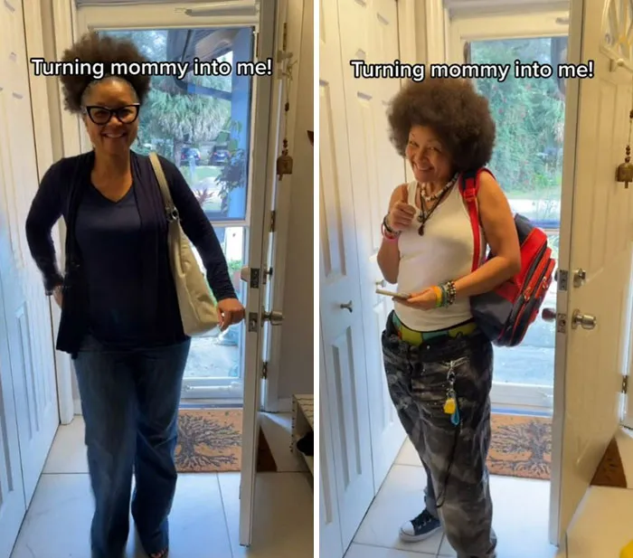 "Transformando a mi madre en mí": 30 Mamás sometidas a increíbles e inesperados cambios de imagen