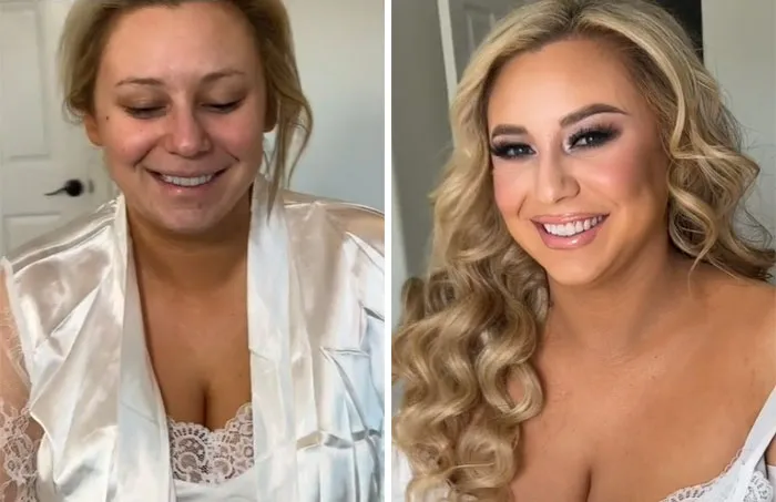 Esta maquilladora muestra cómo transforma a sus clientas y aquí tienes 30 fotos para comparar