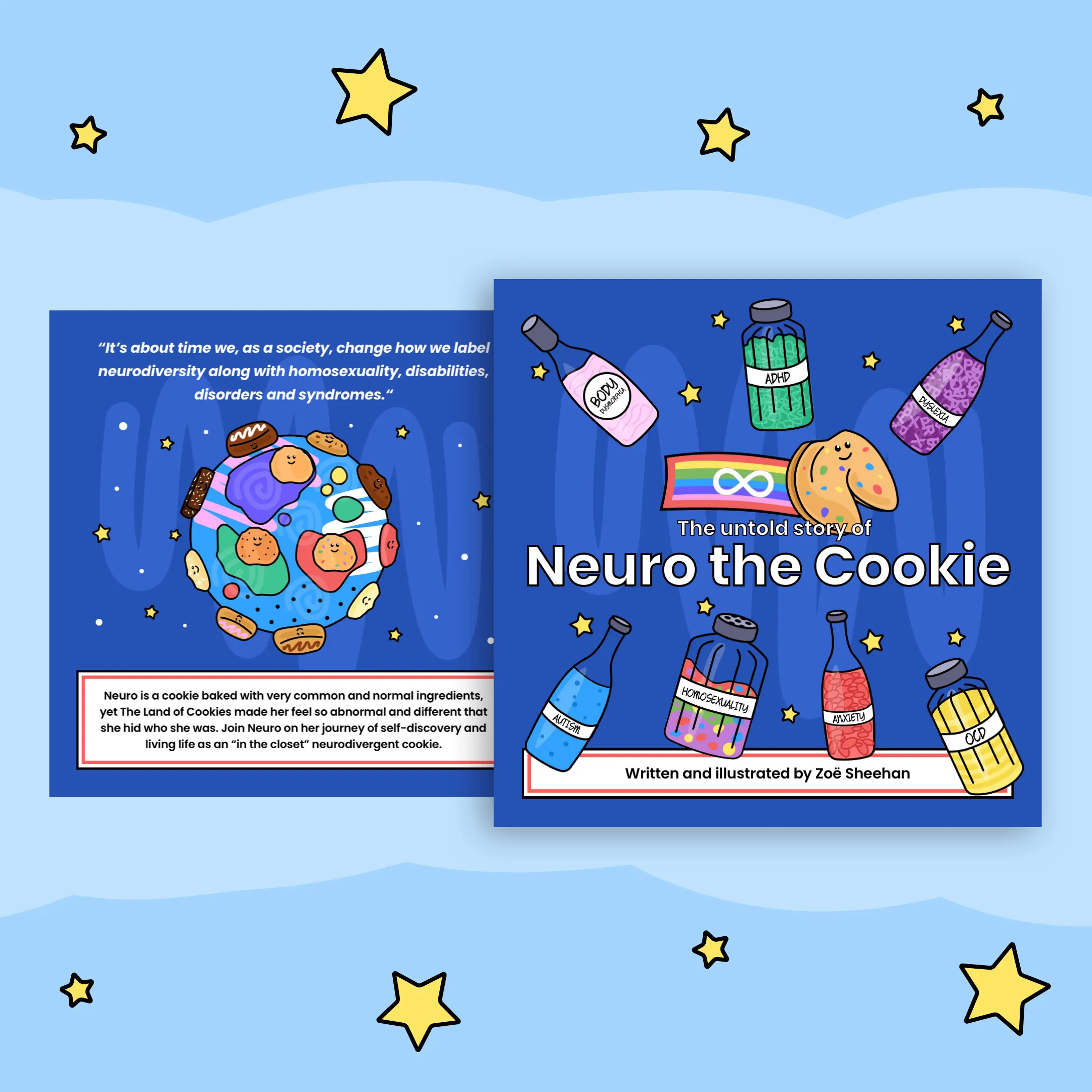 I Wrote And Illustrated A Book About A Neurodivergent & Queer Fortune Cookie!