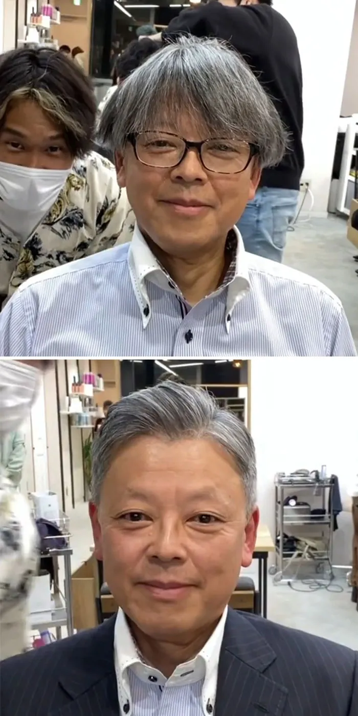 Este peluquero japonés muestra la importancia del peinado en los cambios de imagen (30 fotos nuevas)