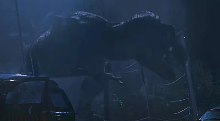 When The T-Rex Showed Up In Jurassic Park (1993)