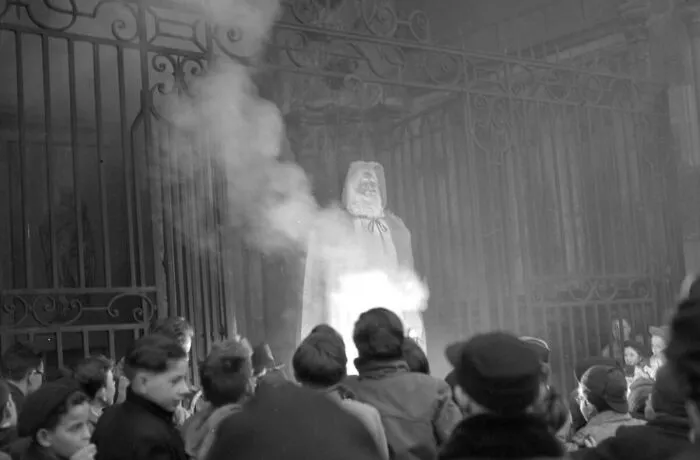 Burning Santa