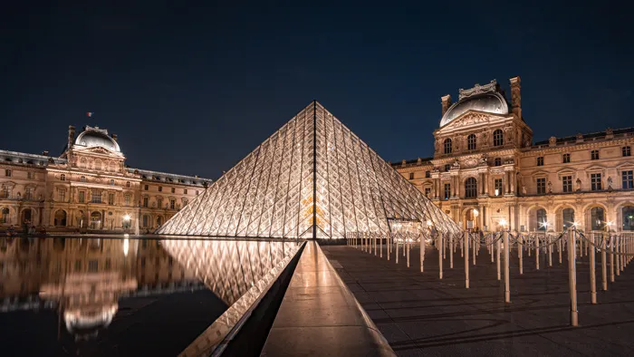 The Louvre In Paris, France