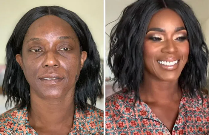 Esta maquilladora muestra cómo transforma a sus clientas y aquí tienes 30 fotos para comparar
