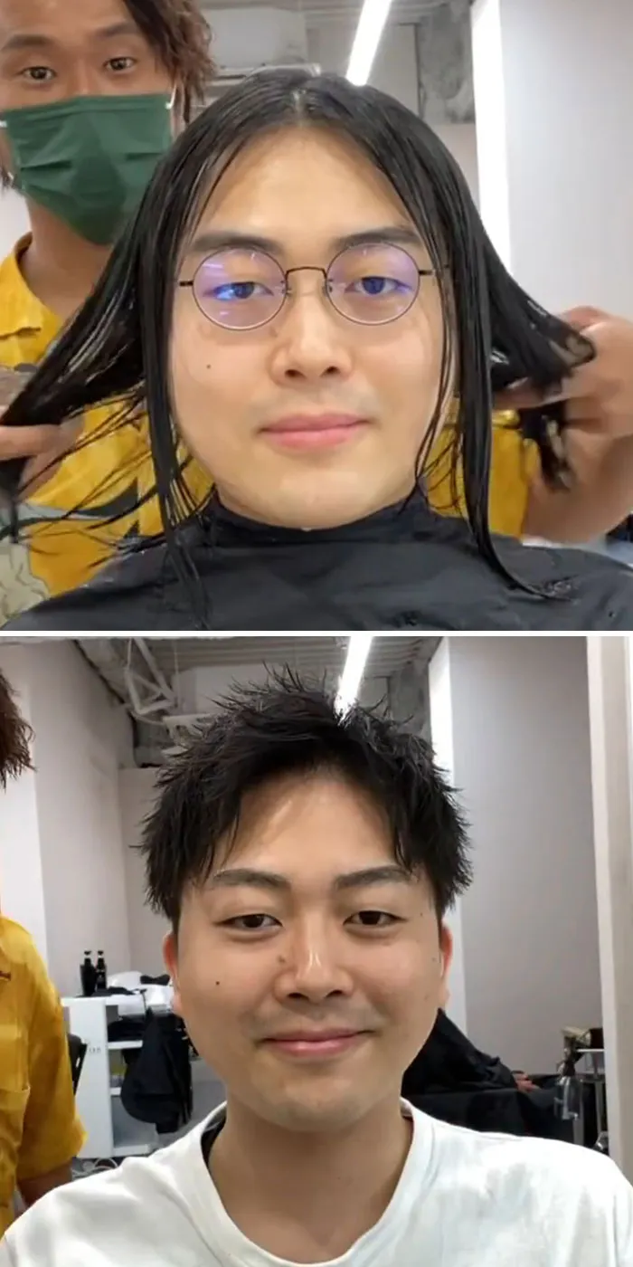 Este peluquero japonés muestra la importancia del peinado en los cambios de imagen (30 fotos nuevas)