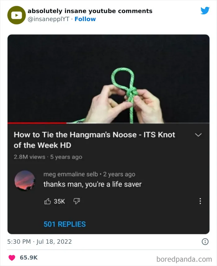 40 Times YouTube Comments Were So Good, They Got Posted On This Twitter Account (New Pics)