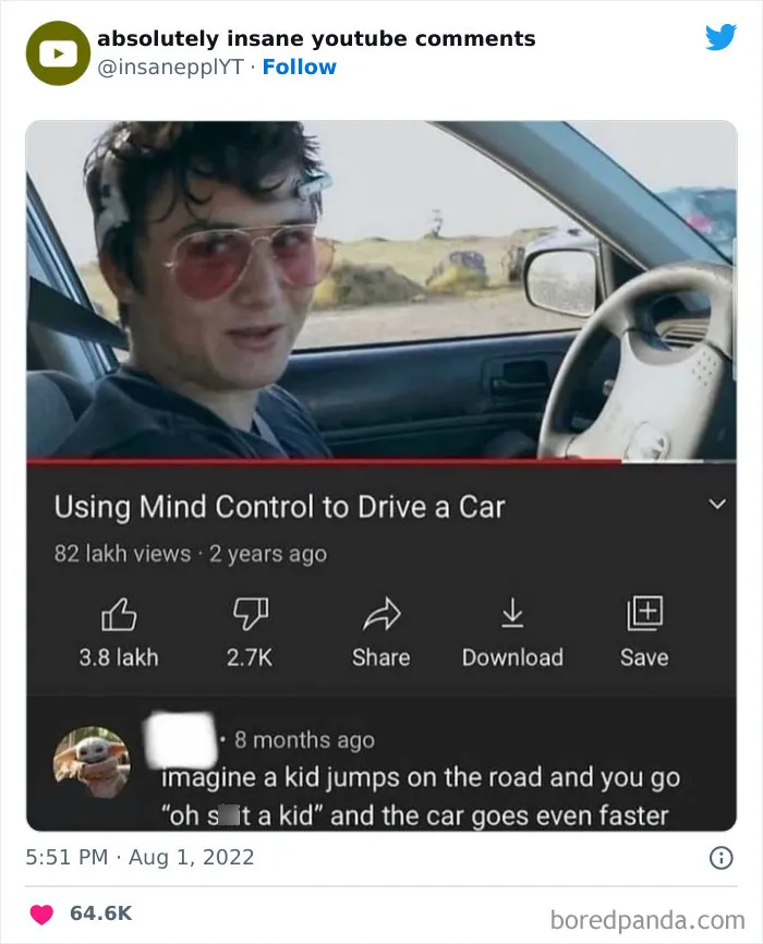 40 Times YouTube Comments Were So Good, They Got Posted On This Twitter Account (New Pics)