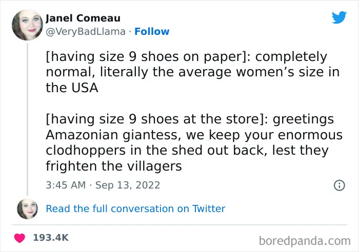 Shoe Size Reality Check