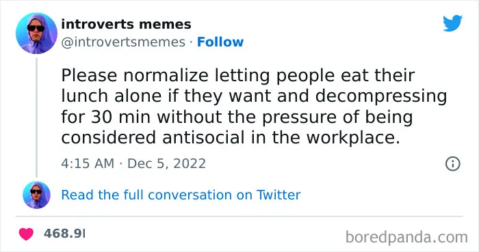 40 Funny And Relatable Introvert Memes That Are Worth Cancelling Your Plans For, As Shared On This Twitter Page