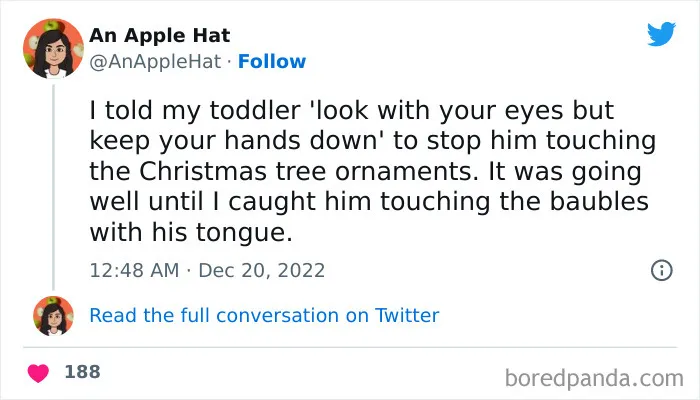30 Of The Funniest And Most Relatable Parenting Tweets Of The Month, December Edition