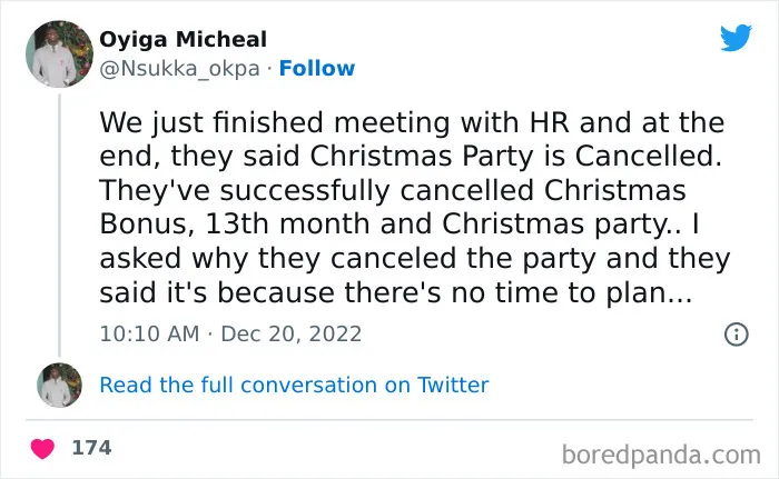 Cancelled Bonus