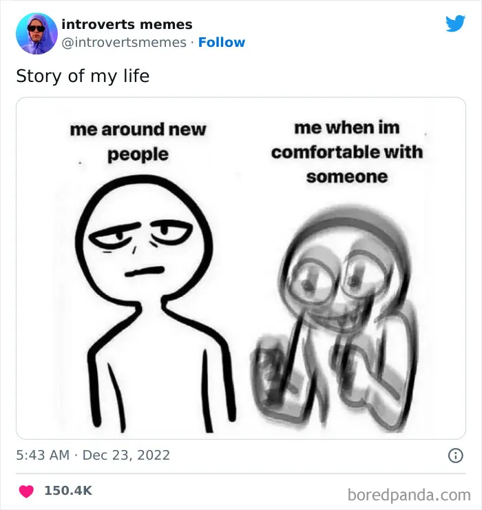 40 Funny And Relatable Introvert Memes That Are Worth Cancelling Your Plans For, As Shared On This Twitter Page