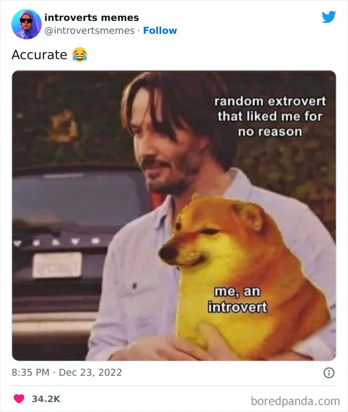 40 Funny And Relatable Introvert Memes That Are Worth Cancelling Your Plans For, As Shared On This Twitter Page