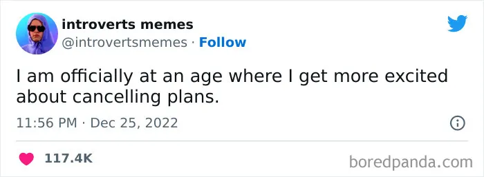 40 Funny And Relatable Introvert Memes That Are Worth Cancelling Your Plans For, As Shared On This Twitter Page