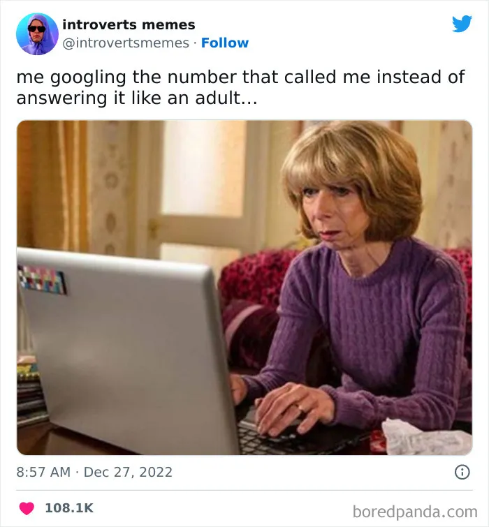 40 Funny And Relatable Introvert Memes That Are Worth Cancelling Your Plans For, As Shared On This Twitter Page