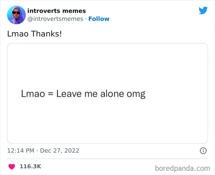 40 Funny And Relatable Introvert Memes That Are Worth Cancelling Your Plans For, As Shared On This Twitter Page