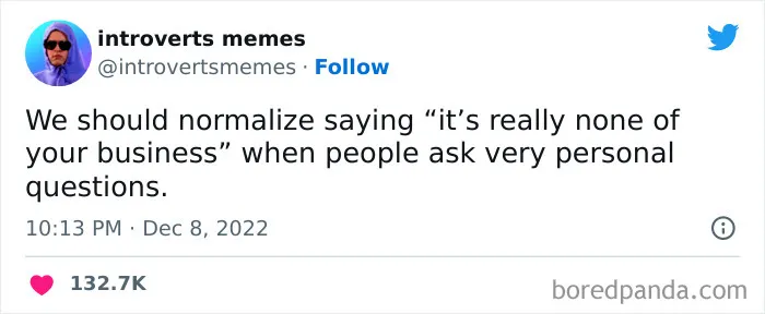 40 Funny And Relatable Introvert Memes That Are Worth Cancelling Your Plans For, As Shared On This Twitter Page