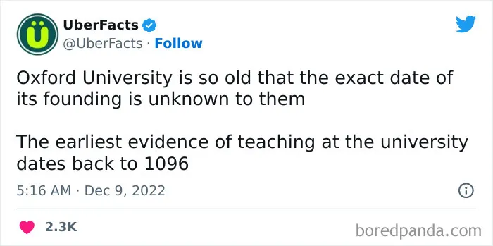 172 Cool Facts From Uber Facts Twitter Account