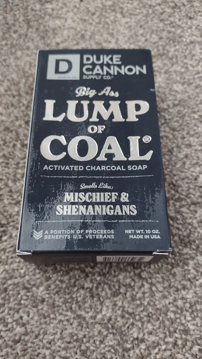 "Big A** Lump Of Coal" Activated Charcoal Soap