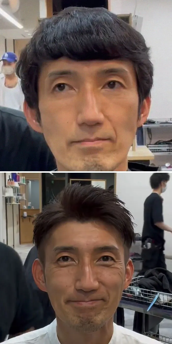 This Japanese Hairdresser Proves That Hairstyles Are Important By Giving People Makeovers (30 New Pics)