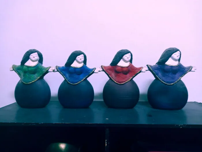 "Handmaidens Of Gaia" Ceramic 1998