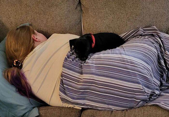 Texas Pete, Curled Up On My Sister