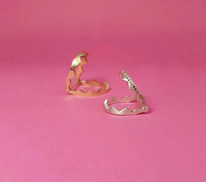Trap Kapkan Rings, Silver, Gold