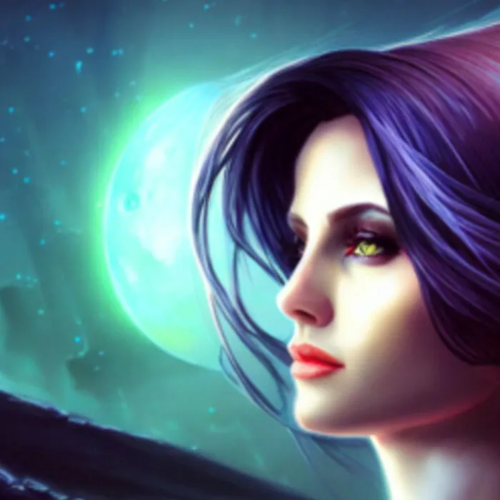 I Don’t Do Au Much (I’m An Artist) But I Put Selene Into A Generator, This Is What I Got