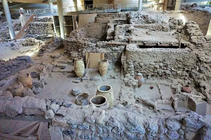 Ancient archaeological site with well-known artifacts revealing important historical information.
