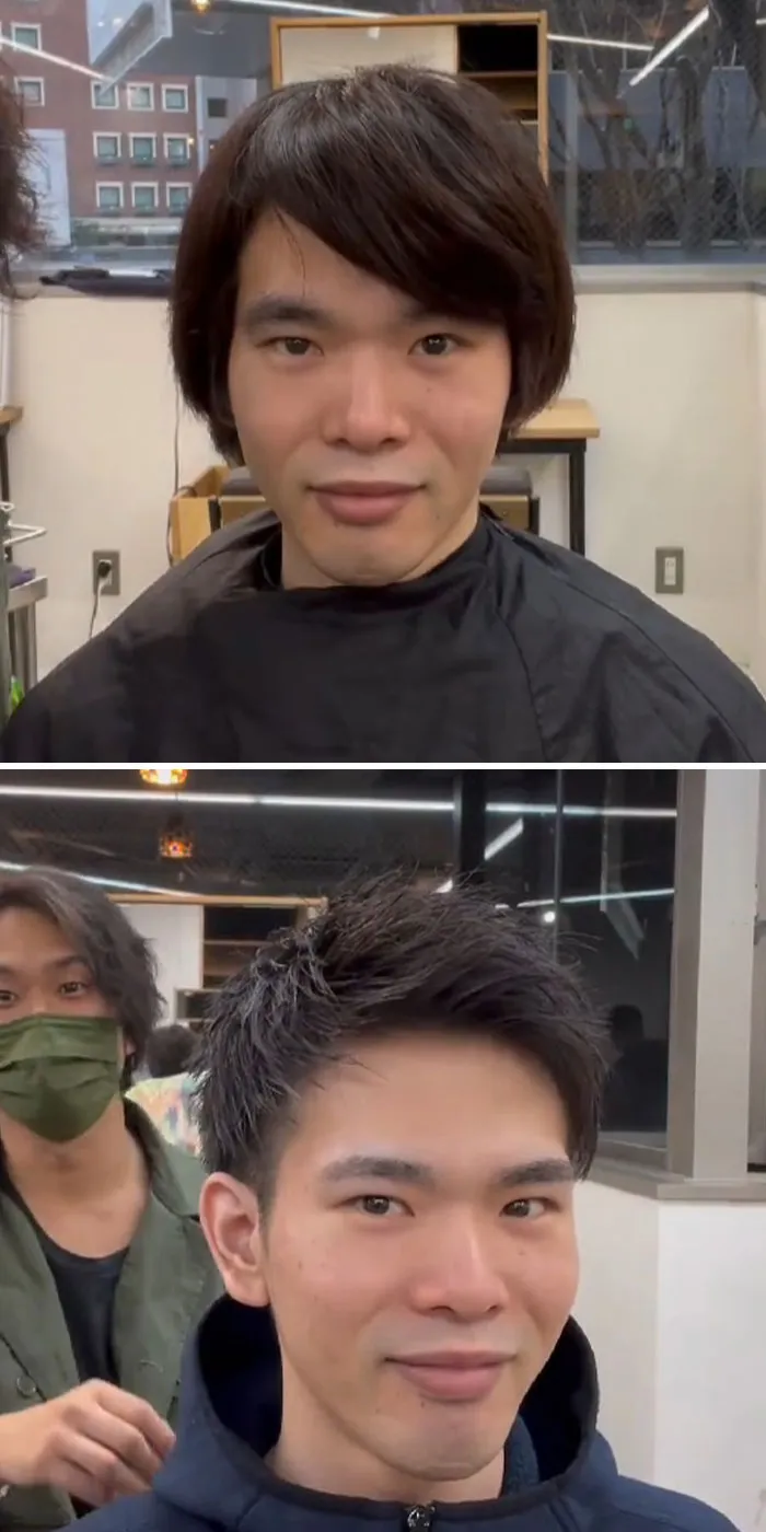 Este peluquero japonés muestra la importancia del peinado en los cambios de imagen (30 fotos nuevas)