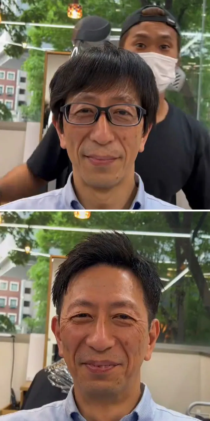 Este peluquero japonés muestra la importancia del peinado en los cambios de imagen (30 fotos nuevas)