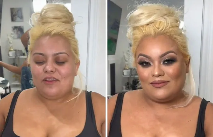 Esta maquilladora muestra cómo transforma a sus clientas y aquí tienes 30 fotos para comparar