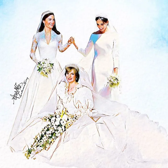 "What If She Was Alive?": Artist Imagines What Life Would Be Like For The Royal Family If Princess Diana Was Still With Us (24 Pics)