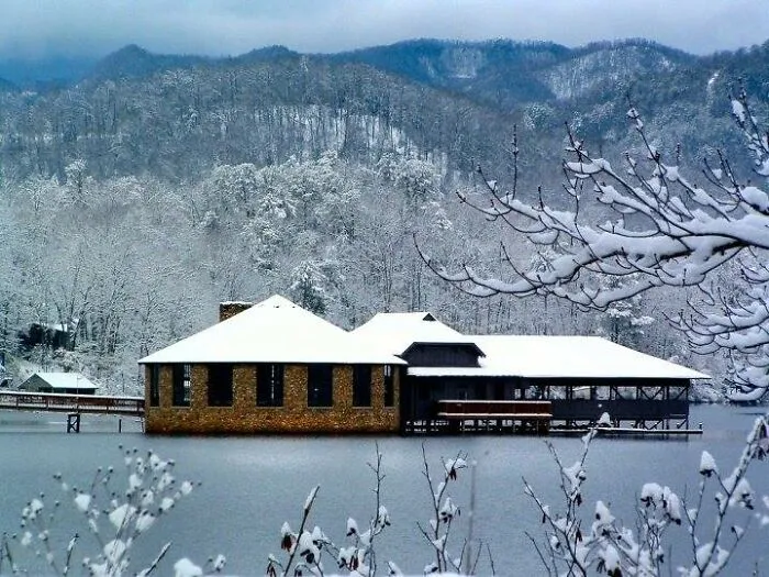 Lake Tahoma In Winter