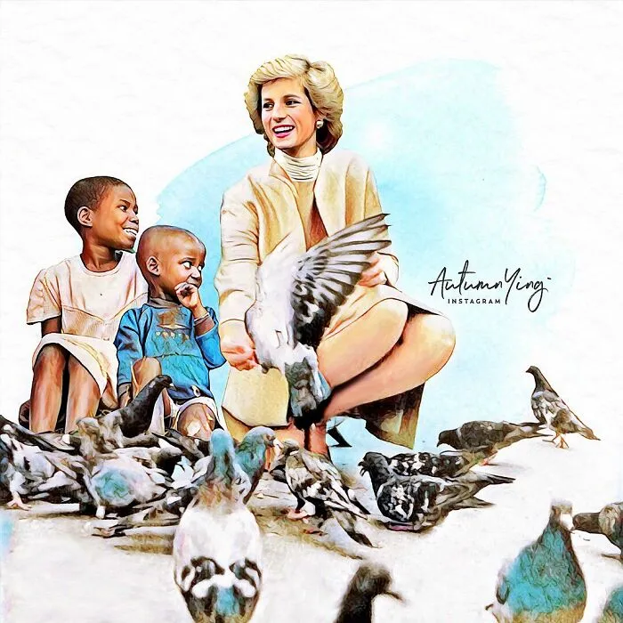 "What If She Was Alive?": Artist Imagines What Life Would Be Like For The Royal Family If Princess Diana Was Still With Us (24 Pics)